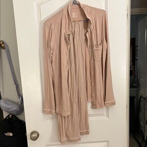 Gilligan & O'Malley Women's Pajama Set - Light Pink